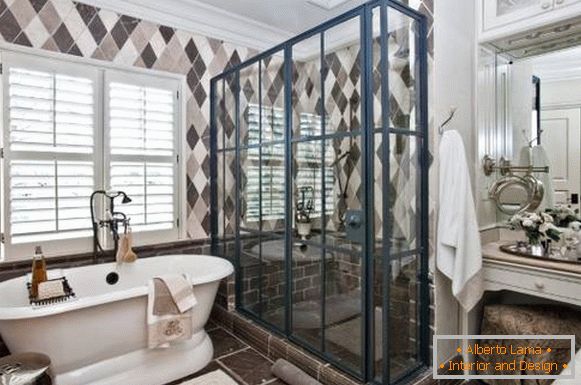 Schöne Dusche - Foto im Badezimmerdesign