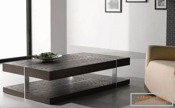 Tische in einem modernen minimalistischen Stil