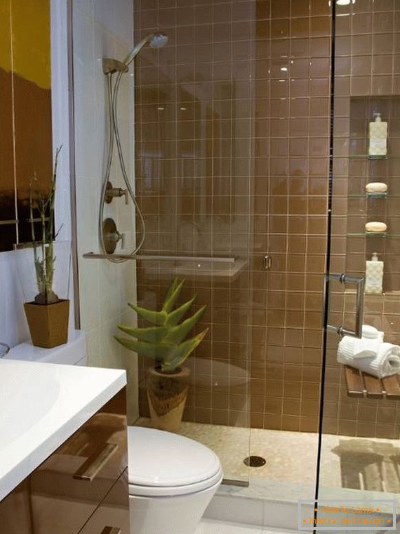 Design eines kleinen Badezimmers 2015
