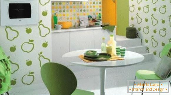 abwaschbare Tapete für Küche, Foto 1