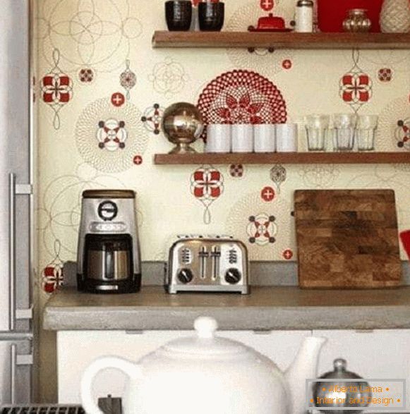 waschbare Tapete für die Küche kaufen, Foto 50