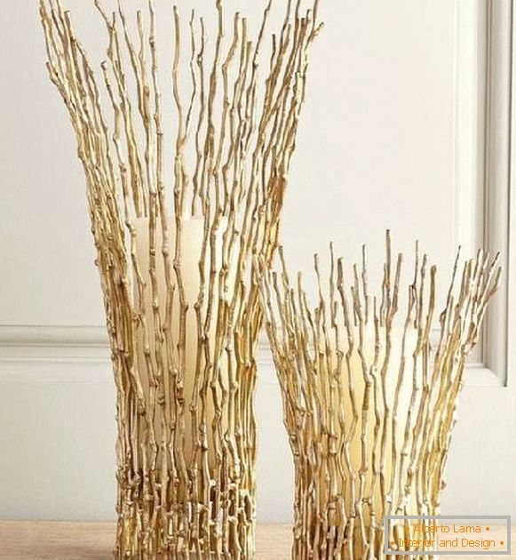 dekorative Zweige für Outdoor - Vasen mit eigenen Händen, Foto 50
