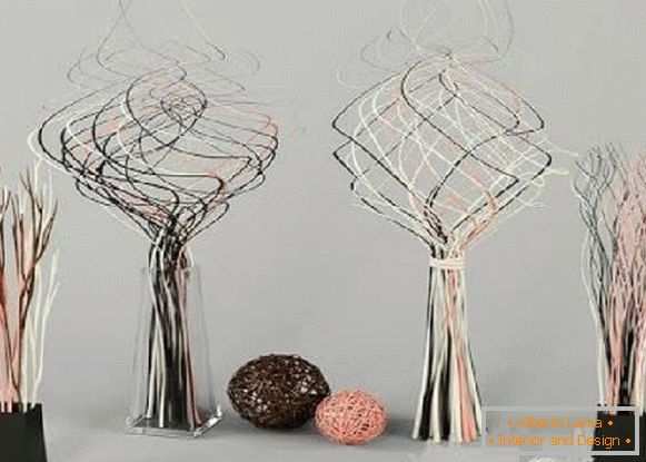 dekorative Zweige für Outdoor-Vasen mit eigenen Händen, Foto 54