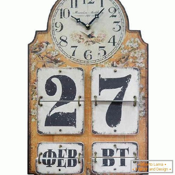 Uhr mit Kalenderwand, Foto 23