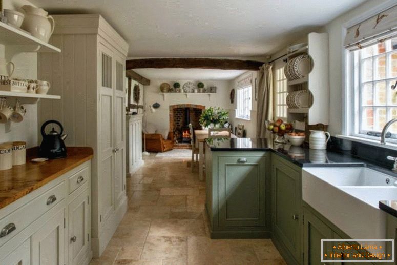 Interieur-Küche-im-Stil-Land-Features-Foto4