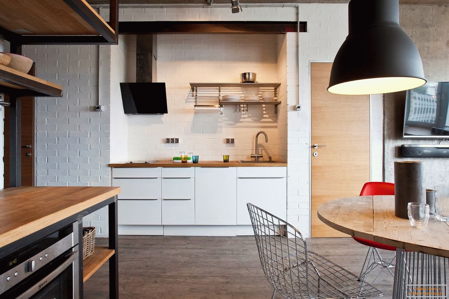 Küchen Designer Apartment Studio in Russland