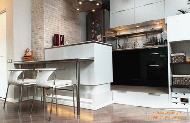 Küche stilvolle Studio-Apartment