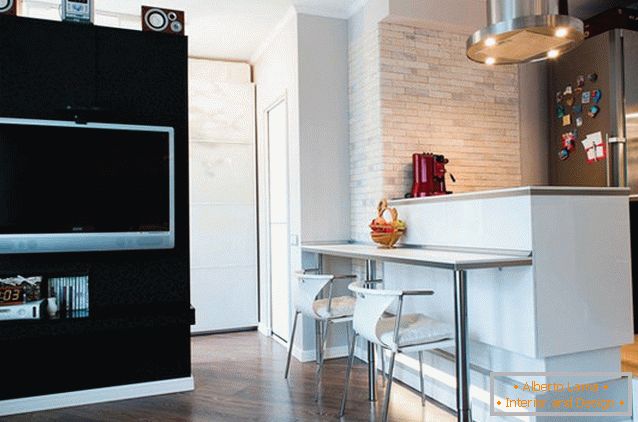 Küche stilvolle Studio-Apartment