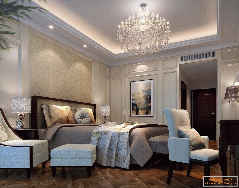 Schlafzimmer im Klassizismus-Stil