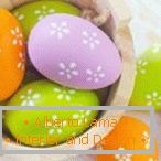 Mehrfarbige Eier