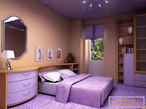 Foto Spanndecken im Schlafzimmer, Foto 6