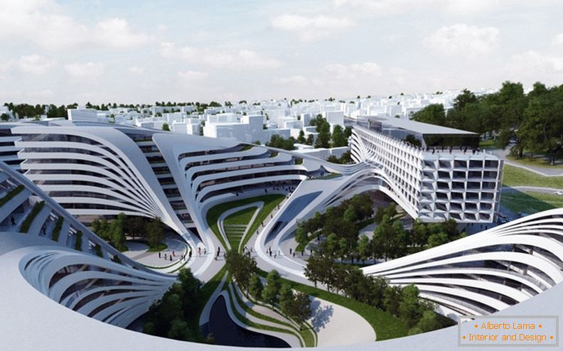 Projekt Beko Masterplan von der Architektin Zaha Hadid