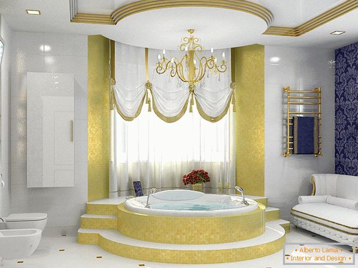 Badezimmer im barocken Stil