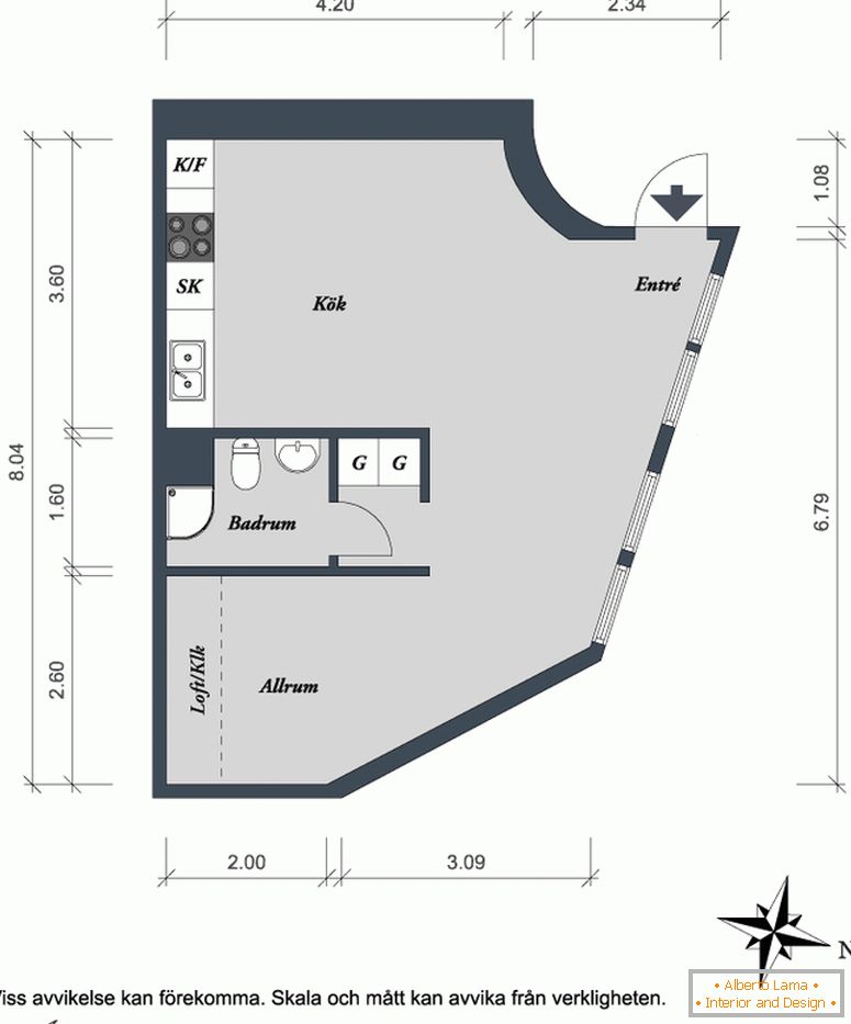 Detaillierte Planung der Wohnung