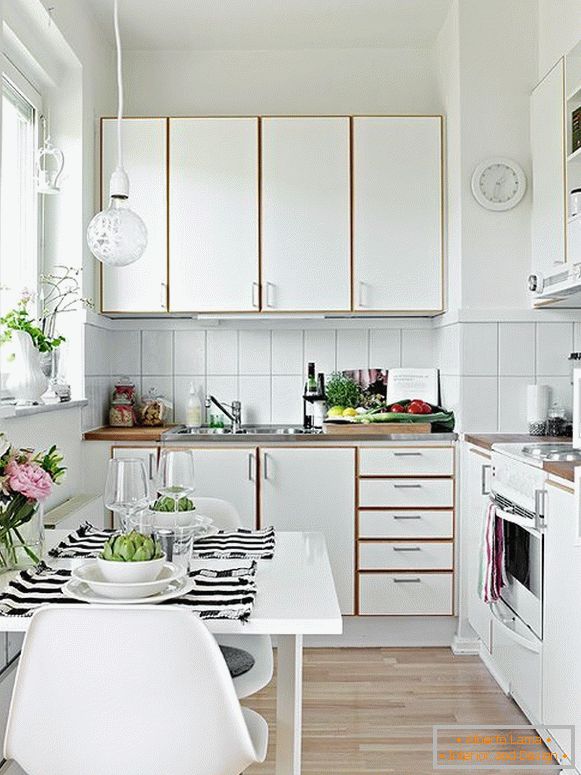 Küche im skandinavischen Stil
