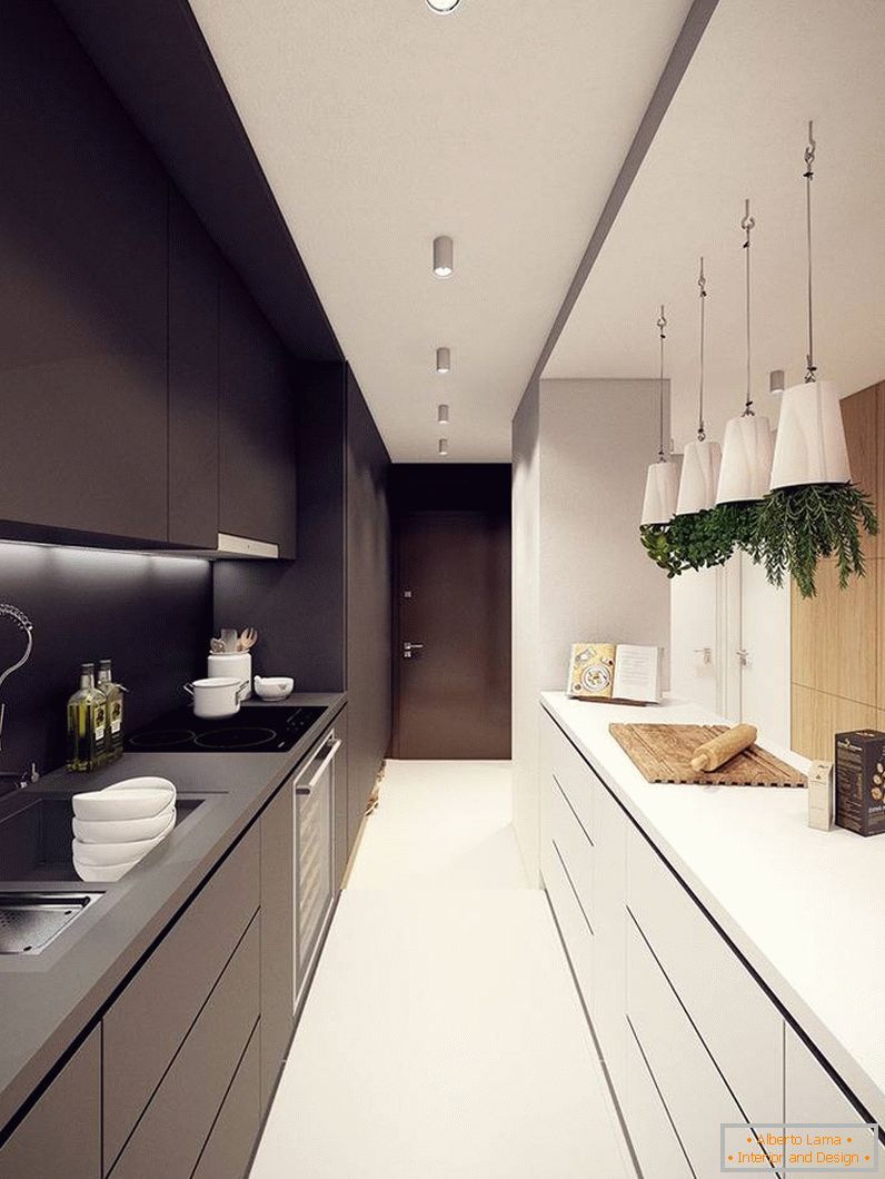 Design für eine kleine Küche