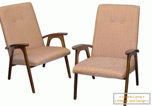 Sowjetische Sessel der 50-70-er Jahre