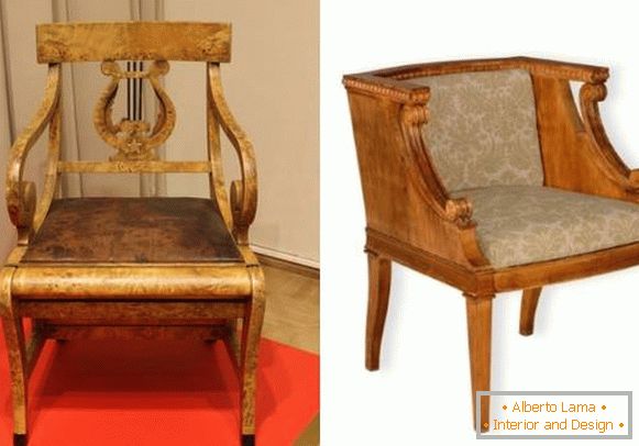 Sowjetische Möbel der 30er Jahre: Sessel