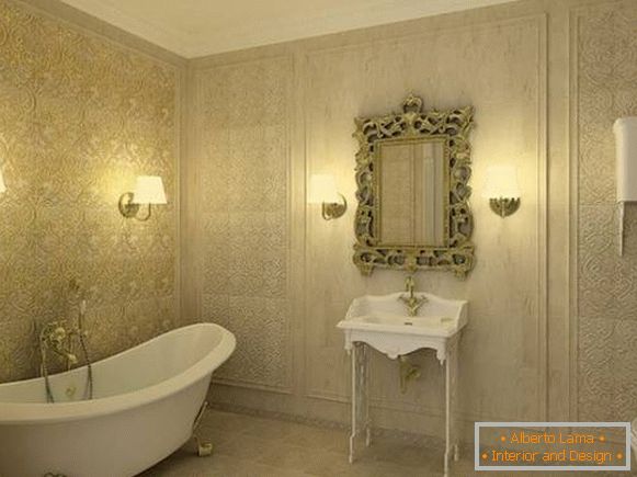 Wandlampe für ein Badezimmer im klassischen Stil, Foto 23