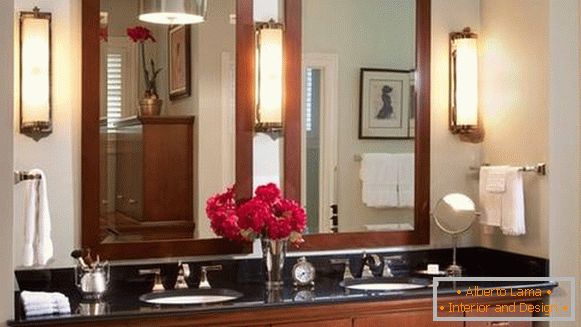 Wandlampe für ein Badezimmer im klassischen Stil, Foto 27