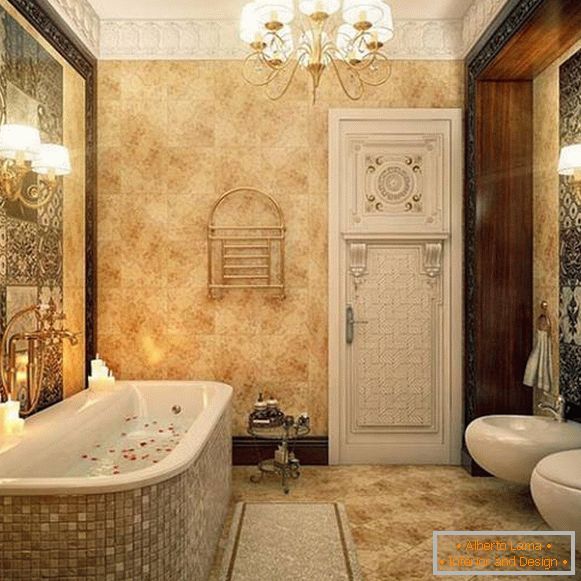 Badezimmerdesign im klassischen Stil, Foto 3