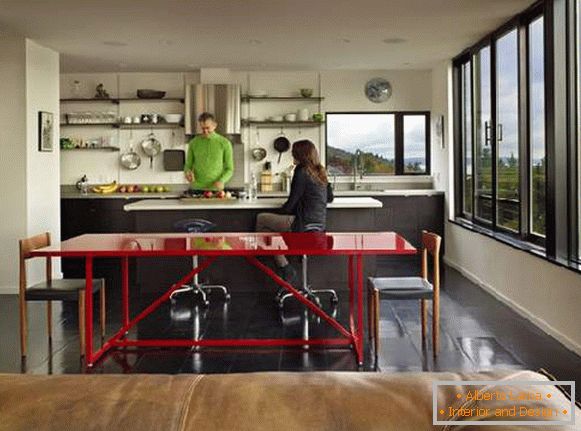 Küche im modernen Stil im Haus, Foto 20