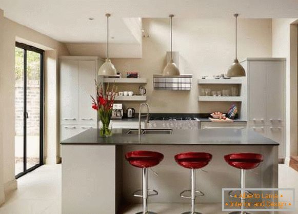 Design der Küche in einem modernen Stil, Foto 6