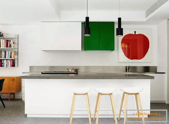 moderne Küche mit Frühstücksbar, Foto 69
