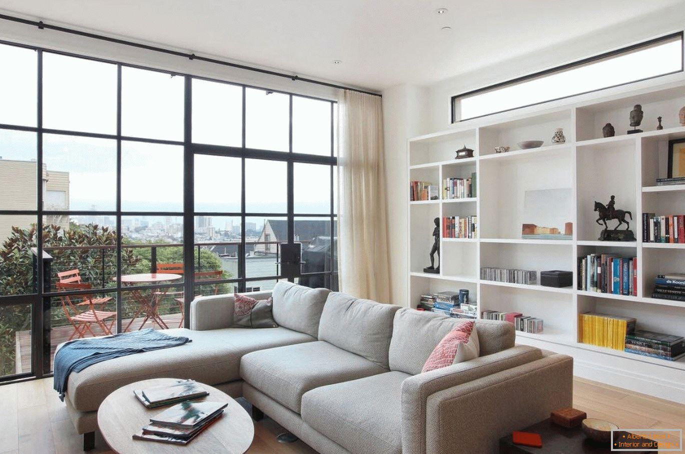 Panoramaverglasung in modernen Wohnungen