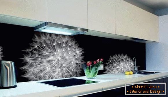 Schürzen für Küche aus Glas - Fotodruck im Innenraum