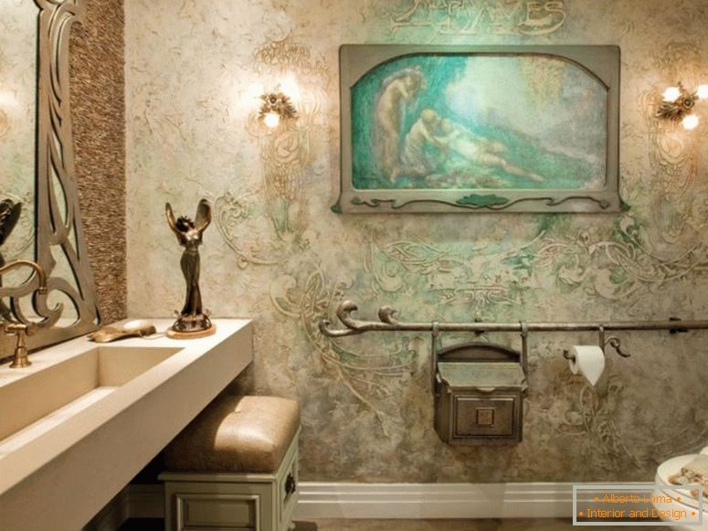 pracht-art-deco-badezimmer-ideen-mit-creme-textur-wand-malen-wie-badezimmer-könige-und-creme-holz-rechtecktisch-einschließlich-waschbecken-und-gold-edelstahl-wasserhahn-in sink-auch-awesome-interior-design