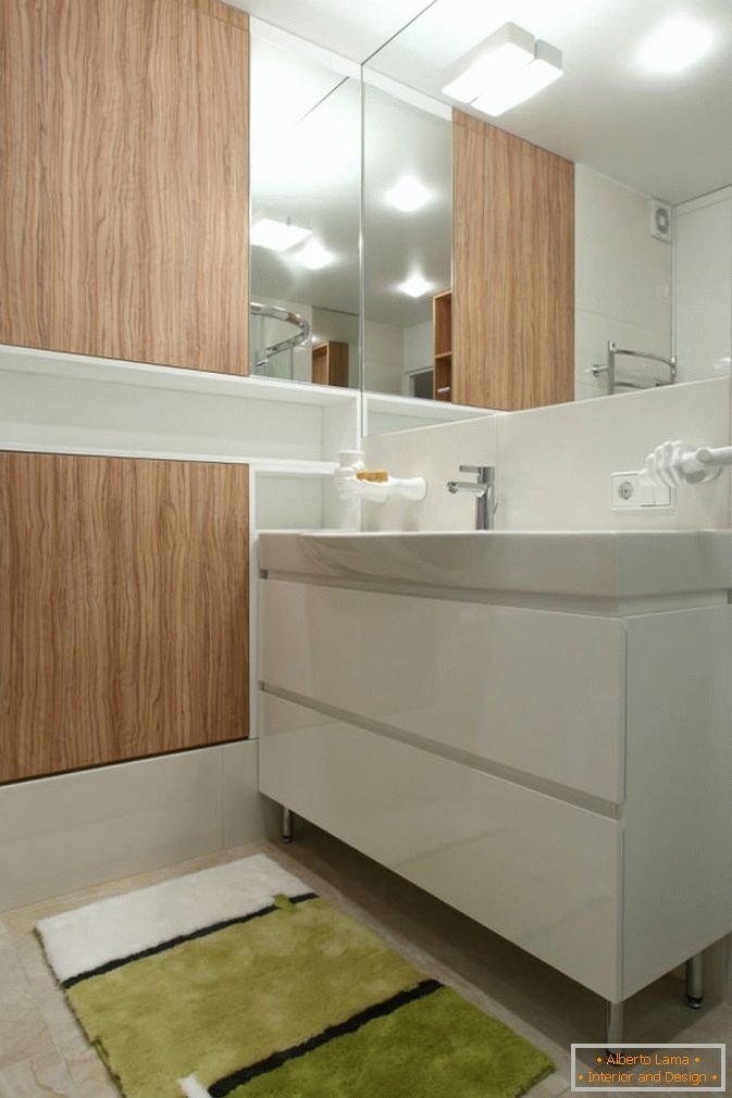 Badezimmer stilvolle Ein-Zimmer-Wohnung