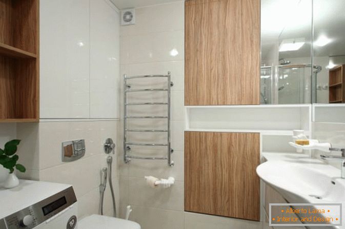 Badezimmer stilvolle Ein-Zimmer-Wohnung