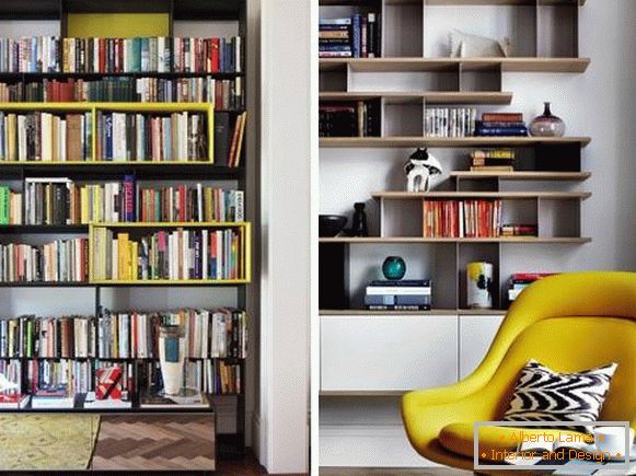 Moderne Bücherregale für das Wohnzimmer