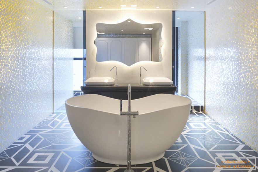 Badezimmer stilvolle Studio-Wohnung in Peking
