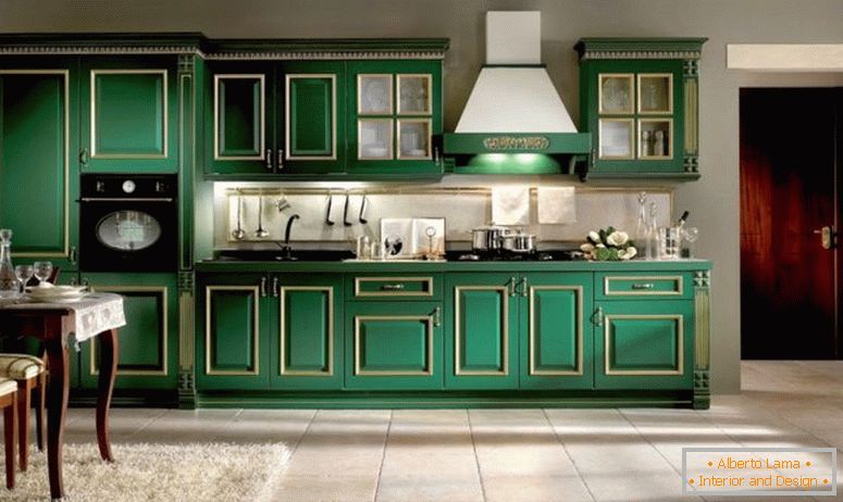 Küche-Grün-Farbe-Vismap-Kuchine