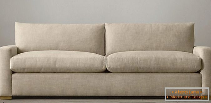 Маленький диван Petite Maxwell Gepolstertes Sofa von Restoration Hardware