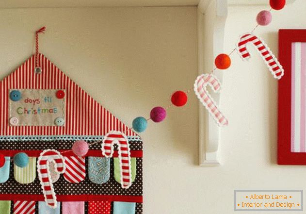 Auf Foto 38: Dekoration eines Kinderzimmers für das neue Jahr