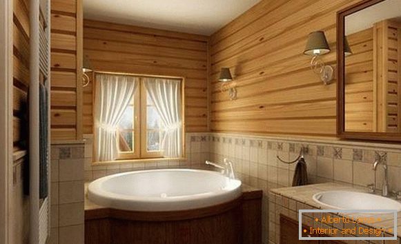 Wie man ein Badezimmer in einem privaten Haus macht, Foto 5