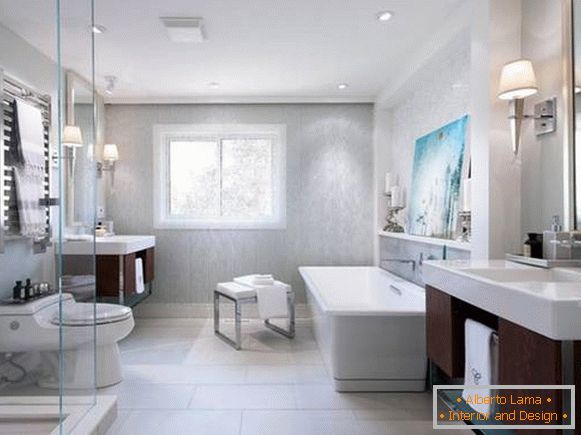 schönes Design der Badezimmer in Privathäusern, Foto 6