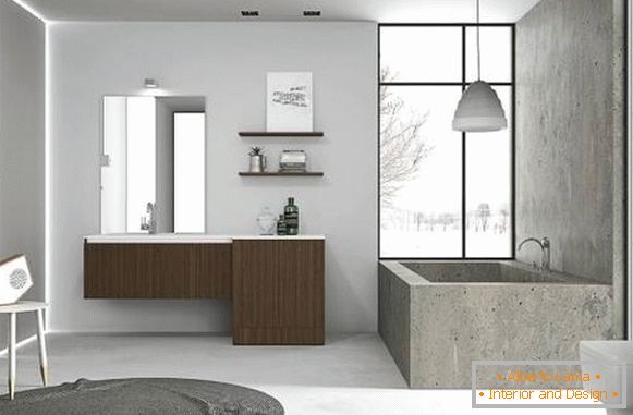 Moderne Badezimmermöbel im Loft-Stil