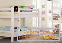 Designoptionen детской комнаты с двухъярусной кроватью
