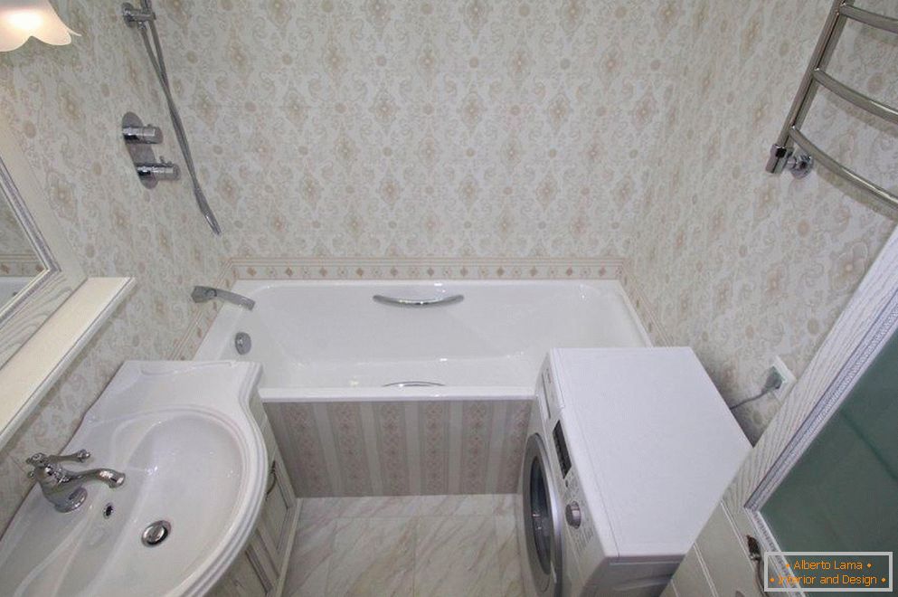 Badezimmer in einer Zweizimmerwohnung der Serie p44t