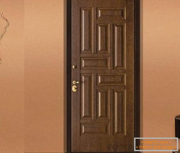 hölzerne Eingangstüren für Wohnungen, Foto 32