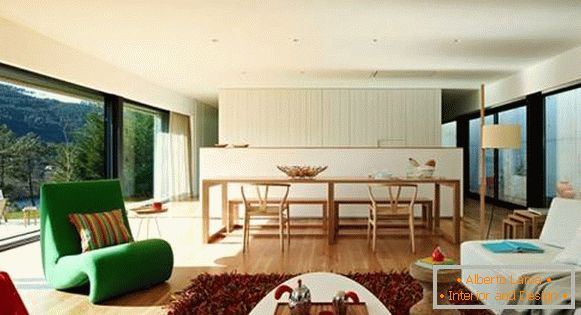 Das beste Design des Wohnzimmers in einem modernen Stil