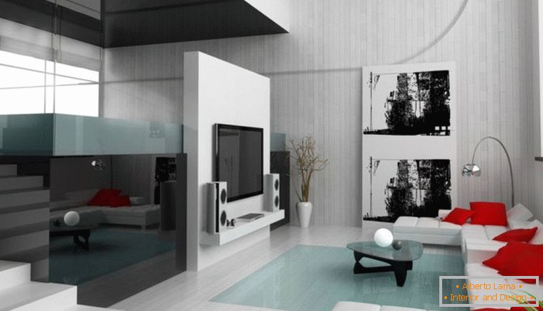 Design-Modern-Wohnung