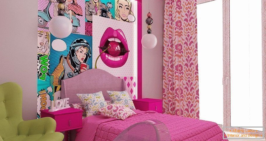 Das Schlafzimmer в стиле поп-арт