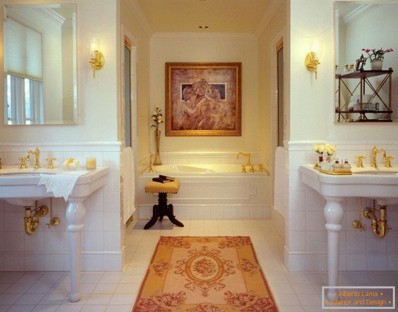 Badezimmer in einer privaten Villa