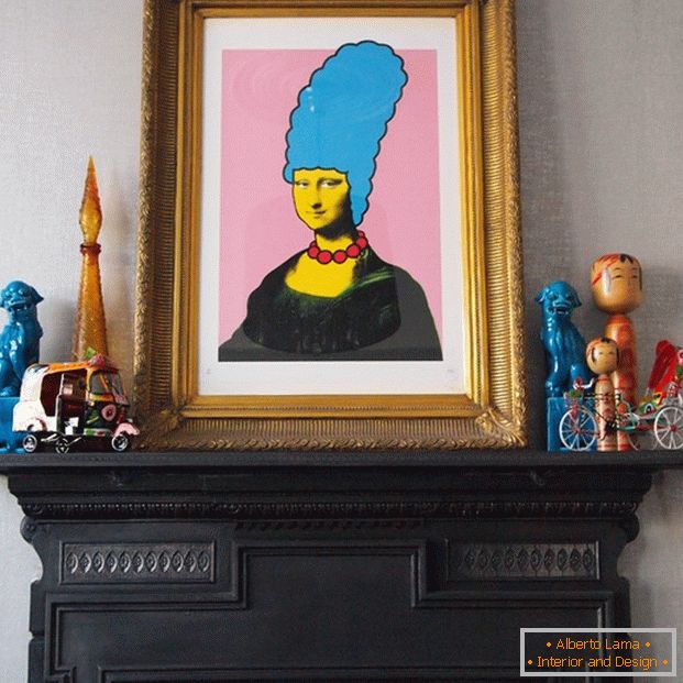 Bild: Mona Lisa und Marge Simpson, zwei in einem.
