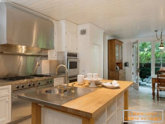 Küchendesign im Haus von Jennifer Lawrence